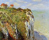 Steep Cliffs At Dieppe by Claude Monet